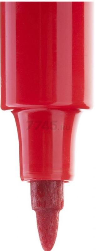 Маркер перманентный CROWN Multi Marker Super Slim красный (P-505FRed) - Фото 2